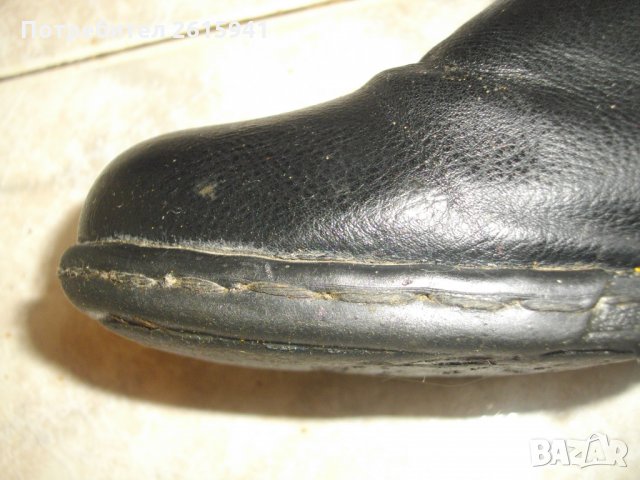 №37-Дамски Зимни Високи Ботуши-Кожа-С Вълна Вътре-Български-Ползвани-LEMAX, снимка 10 - Дамски ботуши - 35567173