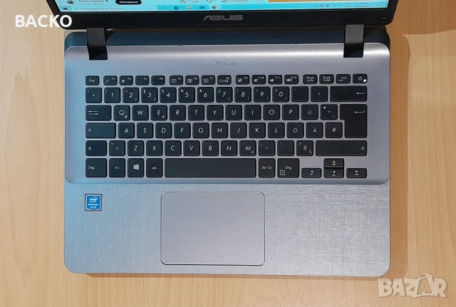 Лаптоп ASUS А407М / N5000 / 8Gb DDR4 / 128Gb SSD, снимка 2 - Лаптопи за работа - 54257727