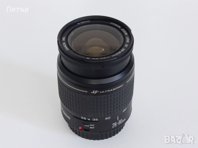 Обектив Canon EF 28-80 mm 1:3.5-5.6 IV USM, снимка 2 - Обективи и филтри - 52886739