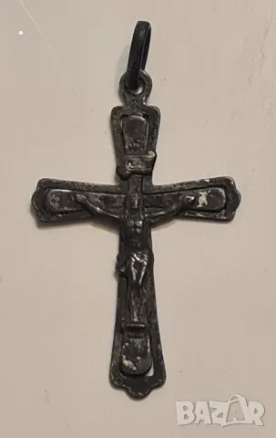 Стар сребърен кръст 925
