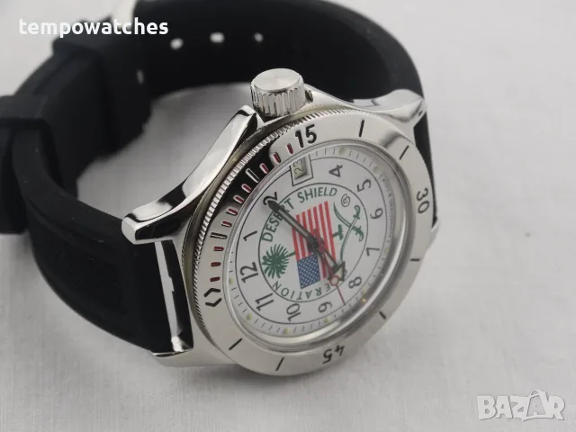 ВОСТОК АМФИБИЯ АВТОМАТИЧЕН -“DESERT SHIELD” ref: 120065, снимка 11 - Мъжки - 42202023