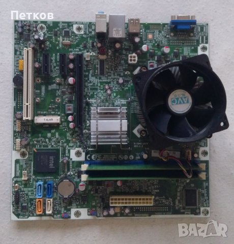дъно Foxconn N15235 Motherboard, с процесор и 2 броя RAM 512 МВ, снимка 2 - Дънни платки - 29909800