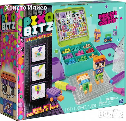 PIXO BITZ Кубчета за моделиране Студио Креативен Творчески 3D Комплект, снимка 10 - Образователни игри - 39292709