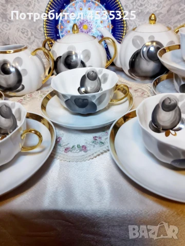 Руски сервиз за чай и кафе на Дулево, снимка 1