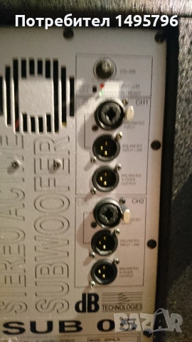 Powered subwoofer Db Technologies sub 05, снимка 3 - Тонколони - 54358258