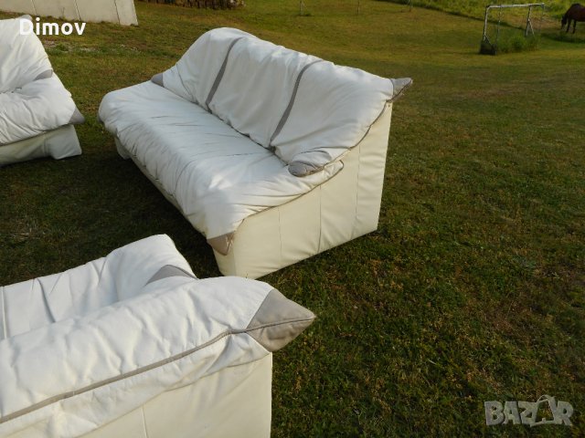 Холова гарнитура, естествена кожа Дизайнерска мебел.Внос. , снимка 11 - Дивани и мека мебел - 31368410