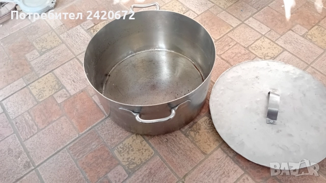 казан неръждавейка от соца, снимка 5 - Други ценни предмети - 52649642