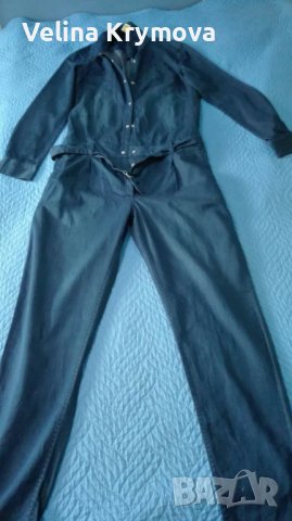 дамски дънков гащеризон, снимка 2 - Гащеризони - 36910692