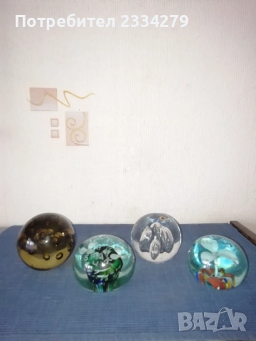 Стари фигури, статуетки от цветно стъкло, кристал,,морано", снимка 12 - Статуетки - 53066199