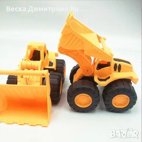 Комплект от 2 строителни машини, багер и камион, снимка 4 - Коли, камиони, мотори, писти - 48031057