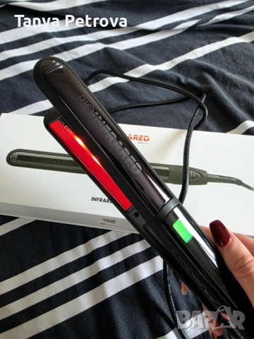 Преса за коса Upgrade Labor Infrared Slim Plate Art, снимка 7 - Преси за коса - 52904116