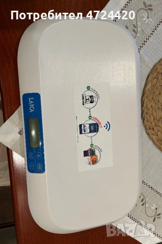 Laica Електронна везна за бебета , снимка 2 - Други - 53292695