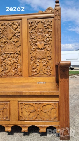 Пейка с ракла Готика, снимка 9 - Дивани и мека мебел - 54252855