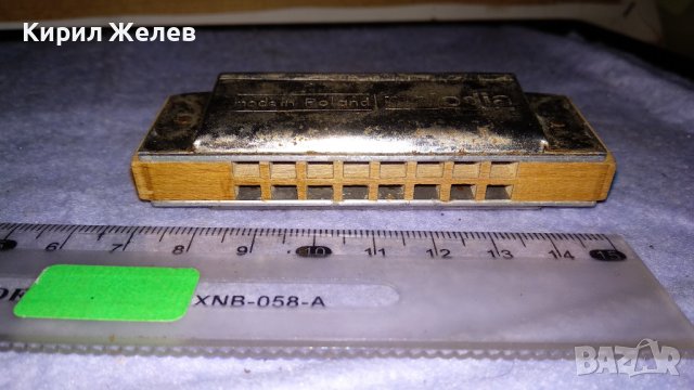 RELAKS MADE in POLAND Стара МАРКОВА МИНИ УСТНА ХАРМОНИКА РЯДКА 34007, снимка 4 - Антикварни и старинни предмети - 38883955