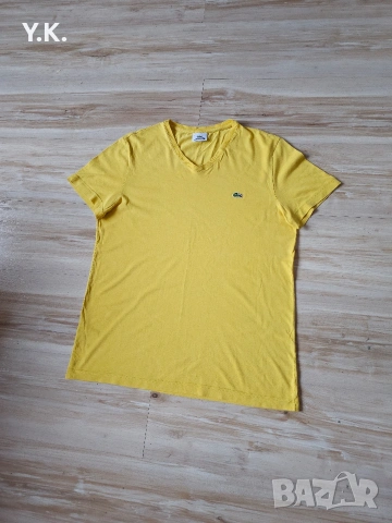Оригинална мъжка тениска Lacoste, снимка 2 - Тениски - 33707821