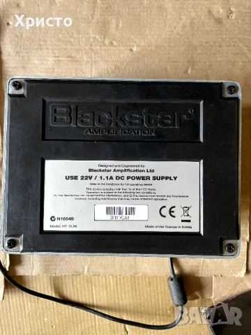 Лампов педал за китара Blackstar HT-DUAL, снимка 8 - Китари - 54353908