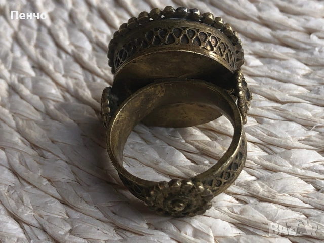 стар голям възрожденски пръстен, снимка 4 - Антикварни и старинни предмети - 49665241