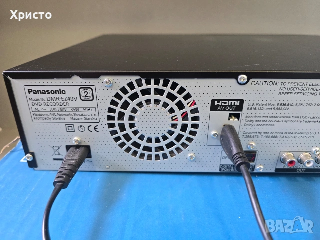 📼🎶 Panasonic Dmr-ez49v 🎶📼 hifi VHS dvd Recorder Hdmi, снимка 9 - Плейъри, домашно кино, прожектори - 54349179