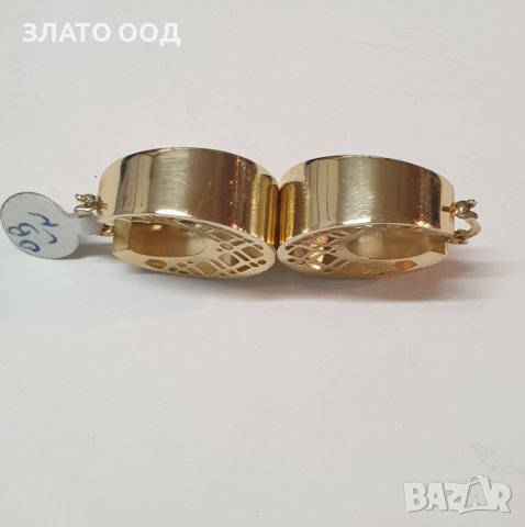 Златни обеци-14К, снимка 2 - Обеци - 39838497