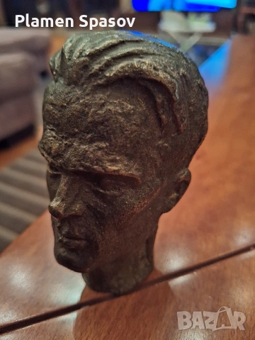 Бронзова статуя на На Вапцаров , снимка 4 - Колекции - 53936086