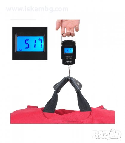 ЕЛЕКТРОННА ВЕЗНА, РИБОЛОВНА, КАНТАР ДО 50 КГ. - код 0203, снимка 3 - Други стоки за дома - 34087984