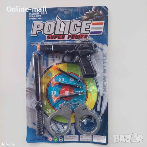 Детски полицейски костюм, Детски костюм на Полицай с аксесоари, снимка 7 - Детски комплекти - 49720437