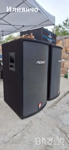 Комплект професионални Peavey колони 2х12ки.по 700w мах 1400w)Стапсло Peavey PV2000, снимка 7 - Тонколони - 55823793