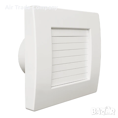 QA/ Ø150 – Битов вентилатор с автоматични жалузи