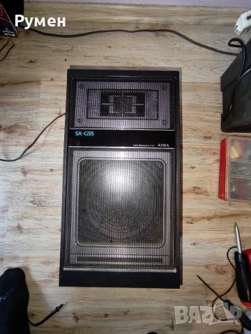 Тонколони Aiwa SX-G55 с метални решетки, снимка 3 - Тонколони - 52755077