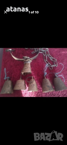 Звънци, снимка 4 - Антикварни и старинни предмети - 53879996