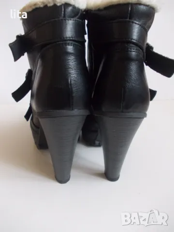 Зимни кожени боти  № 39, снимка 5 - Дамски боти - 48017653