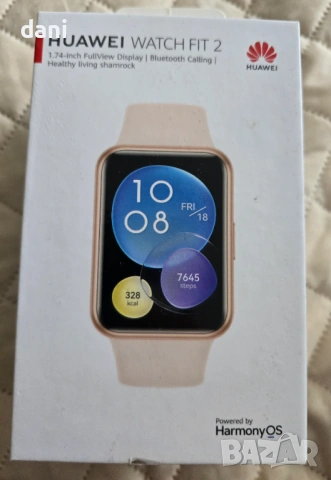 Часовник Smartwatch Huawei Watch Fit 2, Silicone Strap, Sakura Pink