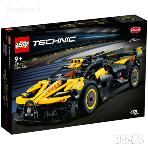 LEGO Technic Болид Bugatti 42151, снимка 3 - Конструктори - 54137027