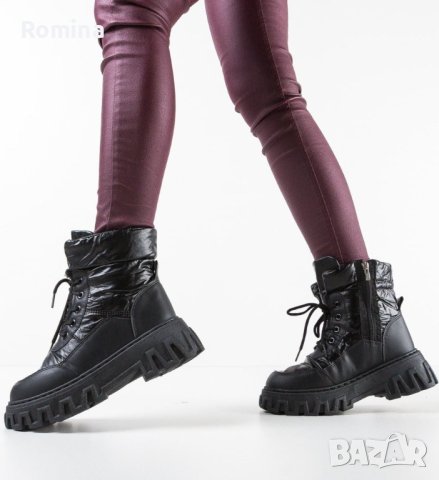Супер модни зимни боти с подплата, снимка 2 - Дамски боти - 40536433