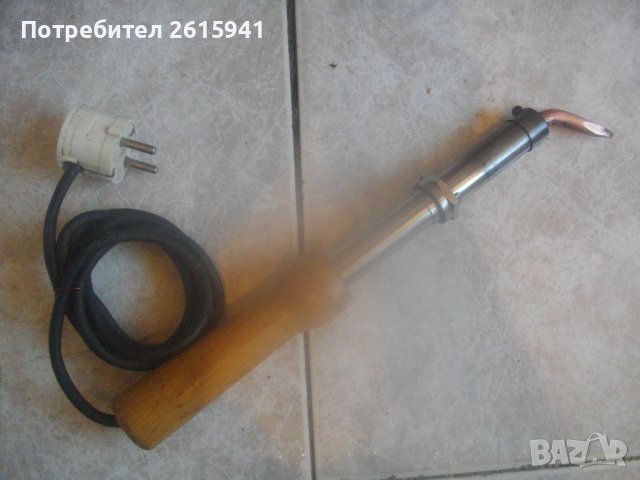 Немски Ел.Поялник-Старо Качество-Отличен-Реотанов-GXB Barthel 2006-32см/Човка 55мм, снимка 1