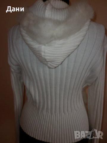 Жилетка Jennyfer J със заешка кожа, снимка 6 - Жилетки - 50690938