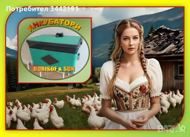 Инкубатори за яйца, Инкубатор, люпилня - български