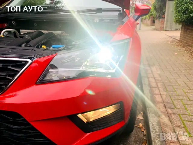 Би-лед Крушки Н7 с Лупи Къси и Дълги Светлини За Рефлекторен Фар, снимка 9 - Аксесоари и консумативи - 41226306