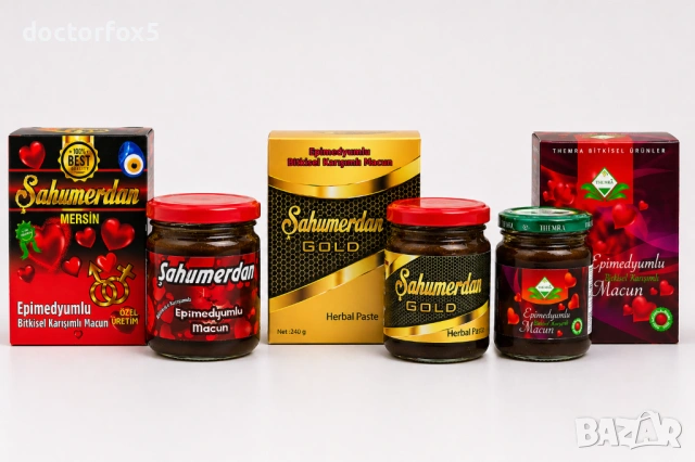 ЕПИМЕДИУМ МАДЖУН Афродизиак - Темра ЗЕЛЕНАТА КАПАЧКА / Сахимердан - Epimedyumlu Macun