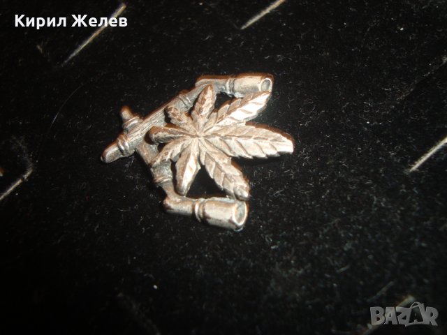 СРЕБЪРНО ЛИСТО УКРАШЕНИЕ БИЖУ АПЛИКАЦИЯ ВИСУЛКА 3474, снимка 8 - Колиета, медальони, синджири - 30305519