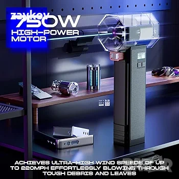 TurboZap Голям автомобилен изсушител за въздух и турбо вентилатор | 750W 3.6LB, снимка 2 - Друга електроника - 53180411