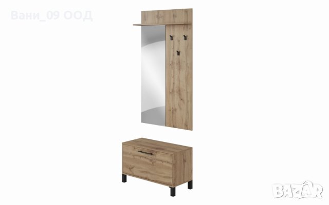 Портманто в цвят дъб вотан