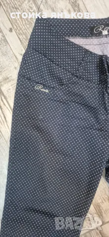 Продавам дамски тъмносин панталон на точки., снимка 2 - Панталони - 50202265