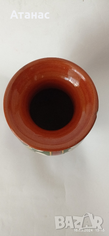 Декоративна керамична ваза,жардениера.Ръчна изработка., снимка 6 - Декорация за дома - 44797464