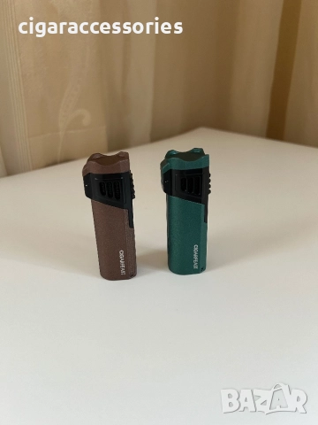 Запалка за пури с 4 турбо пламъка и пънч - 2 цвята