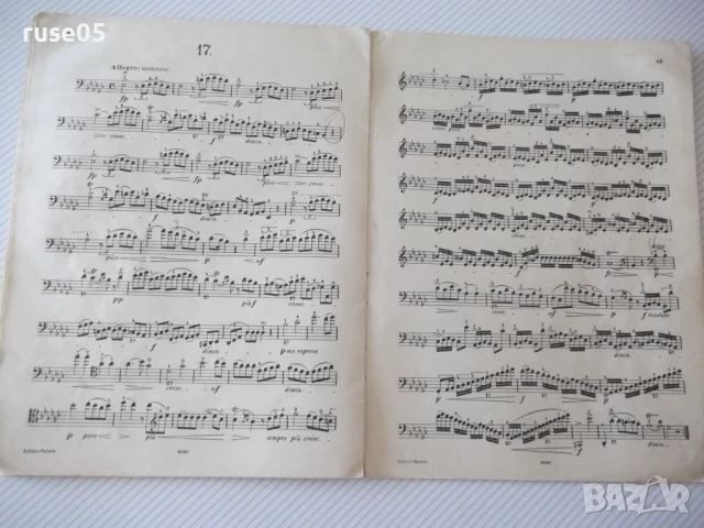 Ноти "Studen fur Violoncell - J.L.Duport" - 72 стр., снимка 5 - Специализирана литература - 50836616
