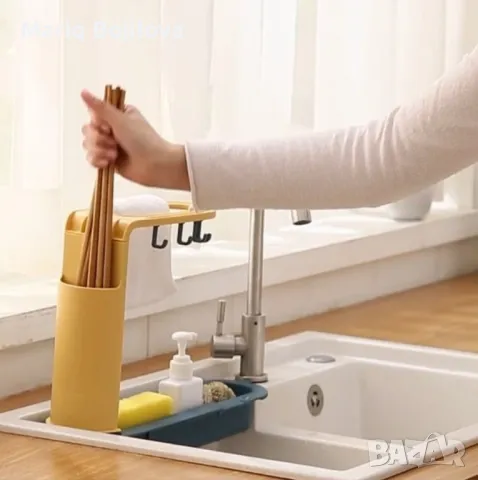 Органайзер за мивка с регулируеми дръжки, снимка 5 - Други стоки за дома - 50056164