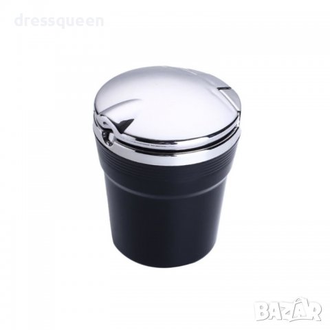 2004 Универсален пепелник за кола с LED осветление 2 в 1, снимка 7 - Аксесоари и консумативи - 34564940