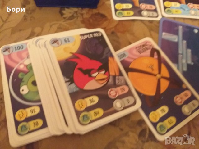 Карти за игра Angry Birds Power Cards, снимка 6 - Игри и пъзели - 30171667