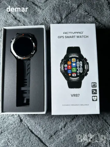 Смарт часовник ACTIVPRO GPS, HD сензорен екран, 1,45" кръгъл, водоустойчив, IOS Android, снимка 8 - Смарт часовници - 48980679